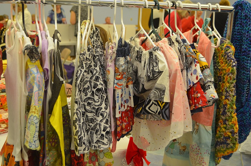 The St. Mary Christmas Bazaar featured clothing, Christmas decorations, baked goods and other items.