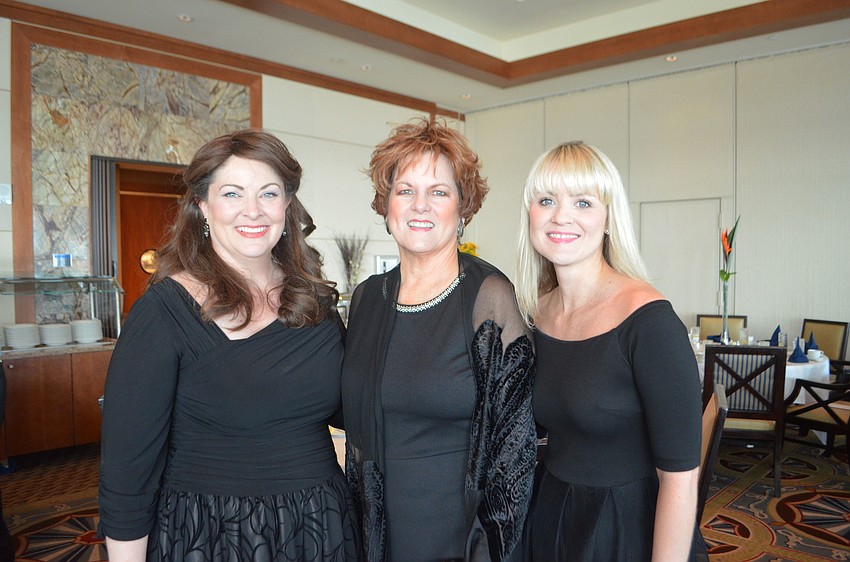 Opera singers Robyn Rocklein, Carol Sparrow and Johanna Fincher