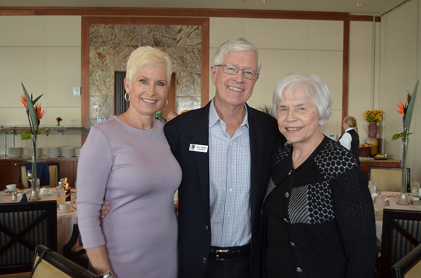 Danielle and Nick Gladding and Joann Desrosiers