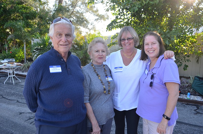 Frank and Christa Fineshriber, Christina Filkins and Tory Newman