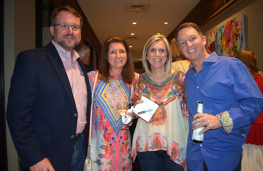 Pete and Bernadette Norden, Kim and John Sinclair