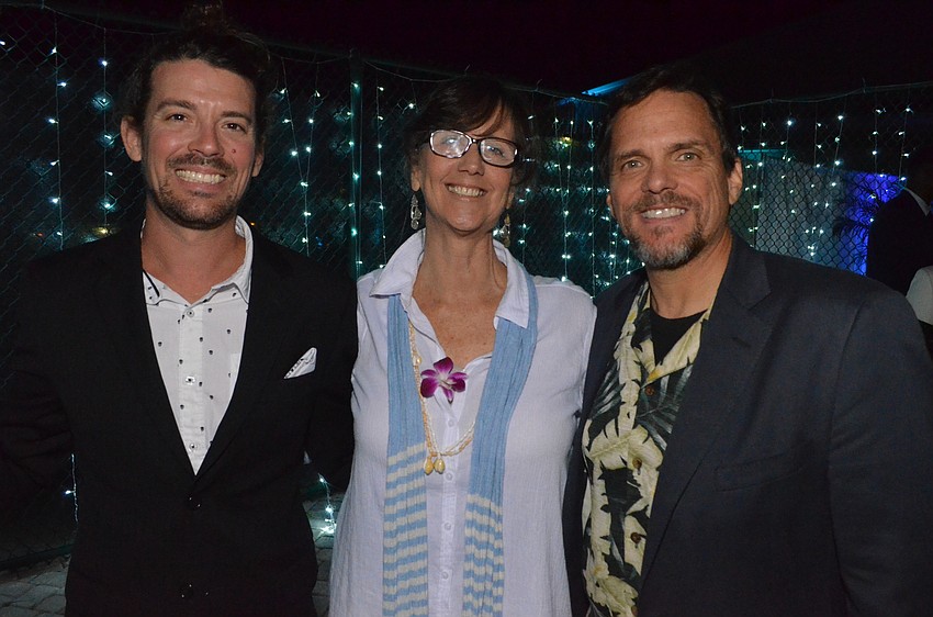 David Curran with Peg and Rick Hughes