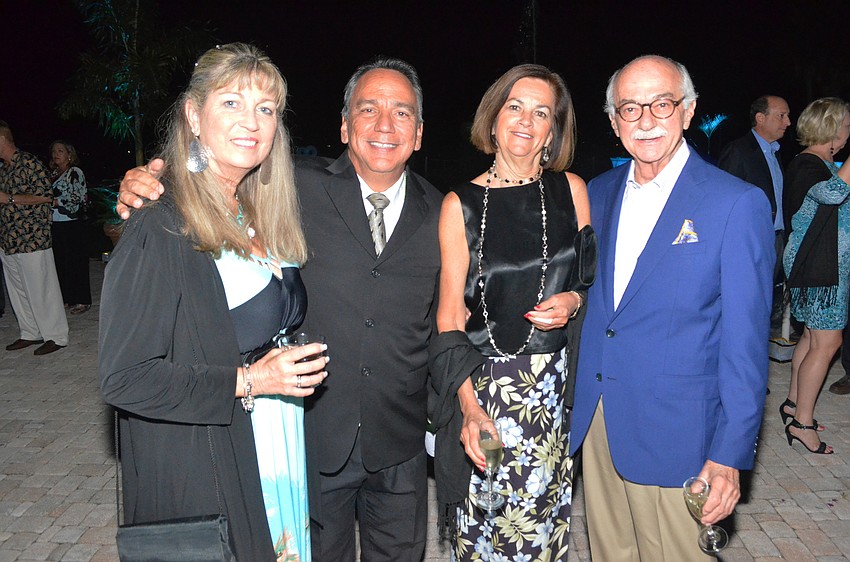 Julie and Jaime DiDomenico, President/CEO of Boys & Girls Clubs of Sarasota County, with Nancy Arbuckle and Lee DeLieto
