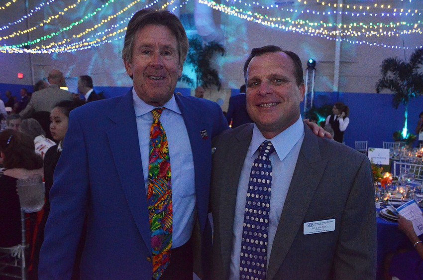 Vice President for Advancement Michael J. Doyle with President/CEO Bill Sadlow