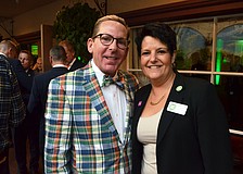 Jim LaPorte and Chairwoman Pauline Parrish