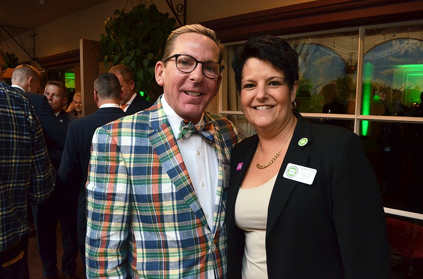 Jim LaPorte and Chairwoman Pauline Parrish