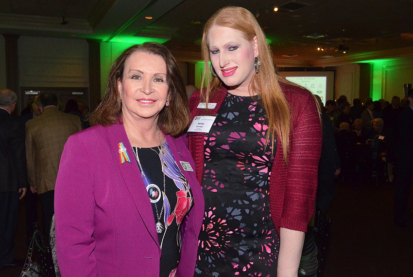 Equality Florida Transgender Inclusion Director Gina Duncan and Ashley T. Brundage