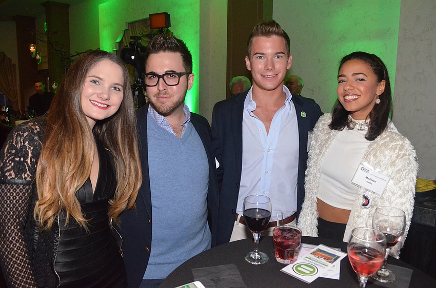 Emily Feicht, Ross Moore, William Feicht and Melissa Sasha