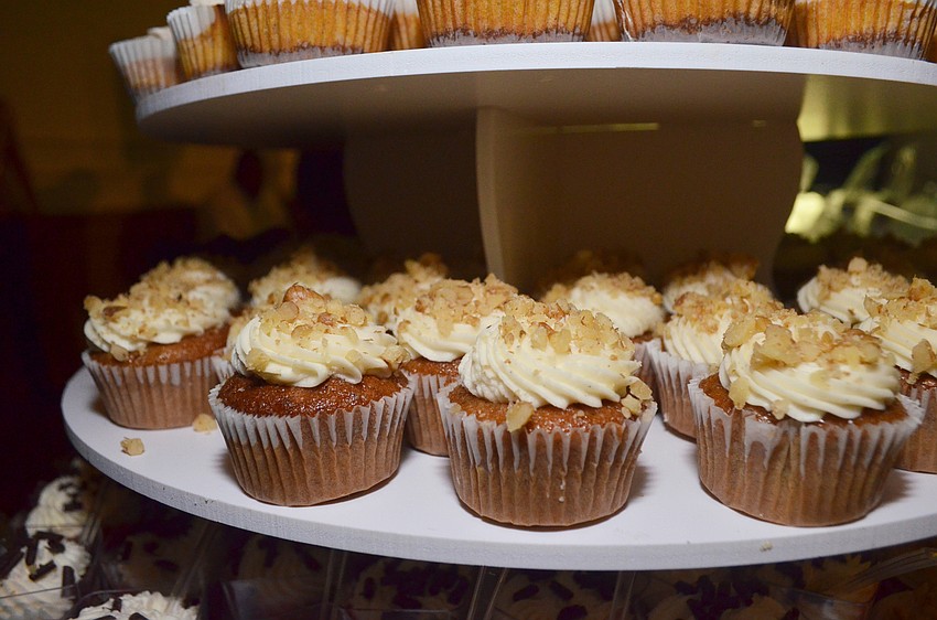 Cupcake Delights provided carrot cake cupcakes and other desserts.