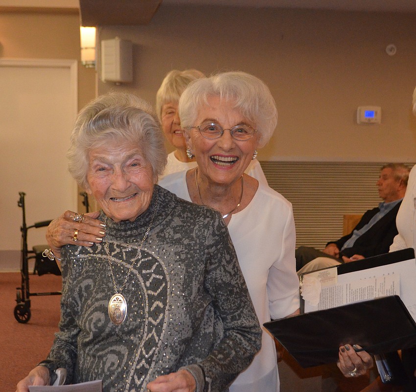 Frances Eisner and Ginny Dreher