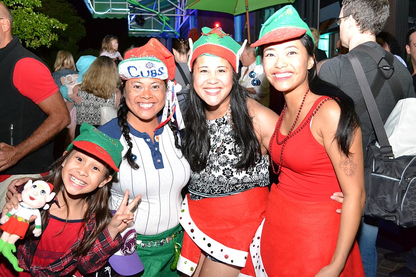 Brianna and Brenda Rostescu with Becca Klumak and Barb Nguyen.