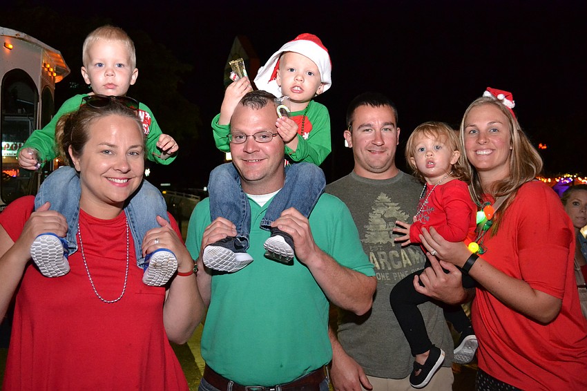 Logan, Gina, Nick and DaveHargarten with Matt, Haisley and Kelly Arens.