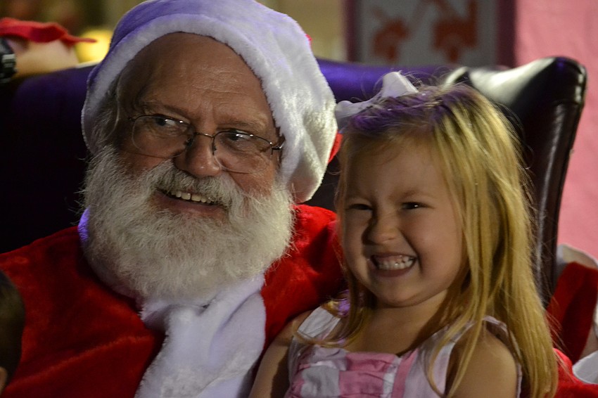 Santa with Lily Sterbinsky