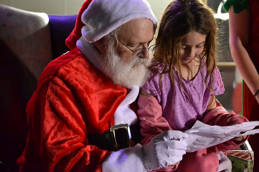 Sydney Bellegarrigue shares her Christmas wishlist with Santa Claus.