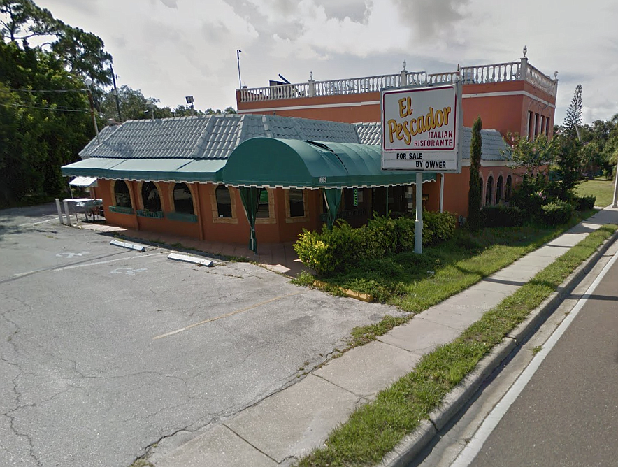 The former El Pescador building on the North Trail in Sarasota sold for $850,000 this month.