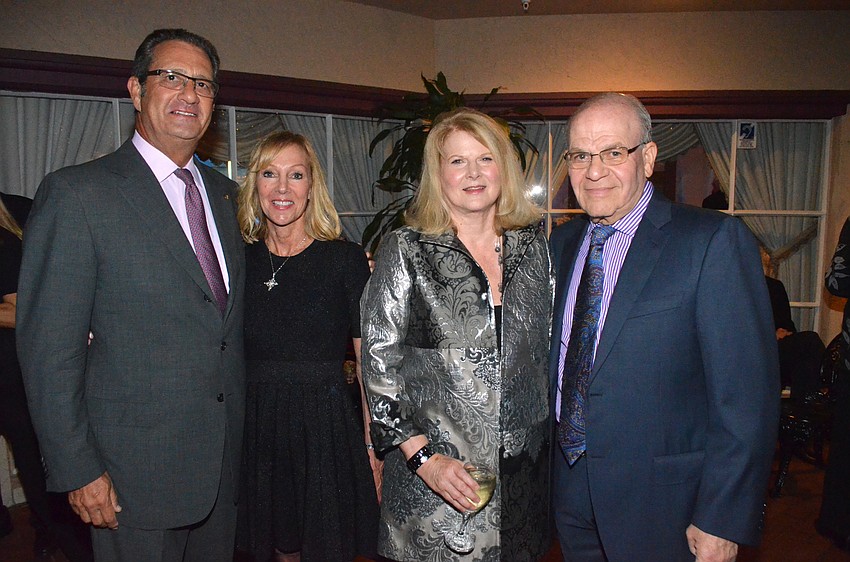 Richard Dorfman and Lynn Morris with Co-Chairwoman Jo Rutstein and Co-Chairman Stan Rutstein, her husband