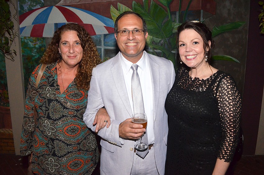 Sheri Weiss, Ryan Hoffmnan and Cantor Deborah Polkinghorn Suta