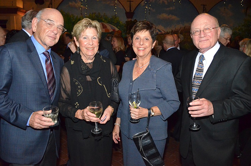 Tom Bernstein and Bette Hoffman with Bonny and Robert Israeloff