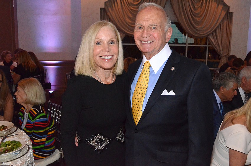 Co-Chairwoman Gail Sack with her husband, Co-Chairman Skip Sack