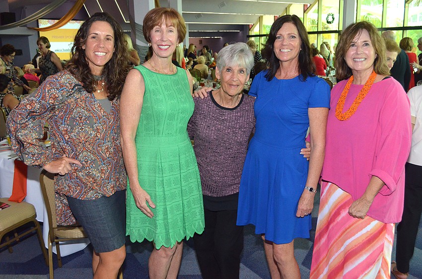 Lisa Temple, Marlene Lancaster, Susan Kaye, Lola Creighton and Mary Alice Hratko