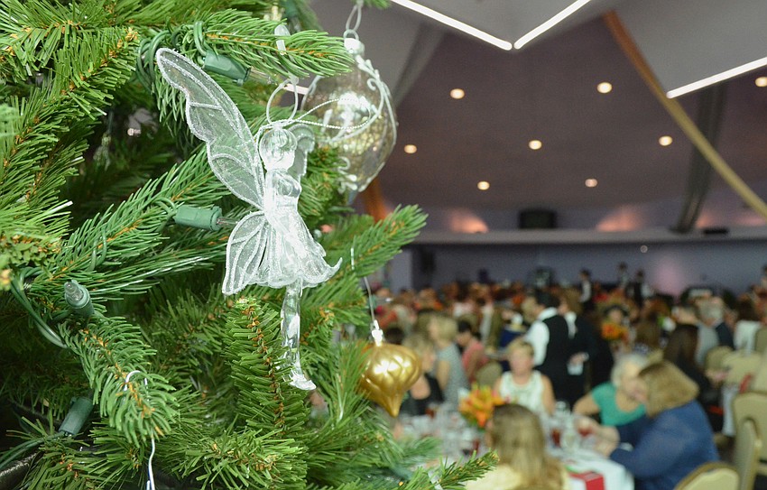 Christmas decorations adorned the grand foyer of the Van Wezel to kick off the holiday season on Dec. 1.