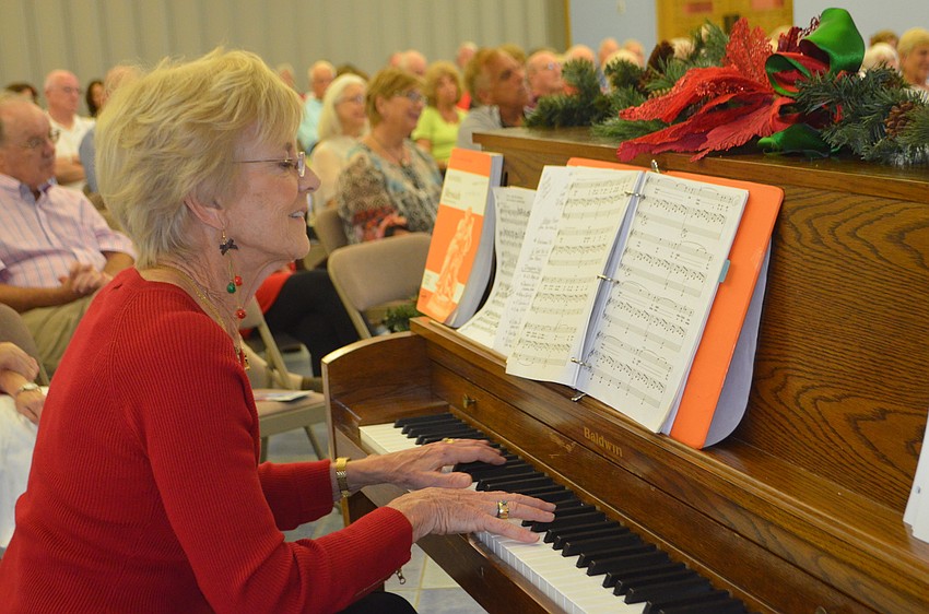 Lee Dougherty Ross, pianist and artistic director for Artist Series Concerts of Sarasota, performs alongside opera singer Michelle Giglio.