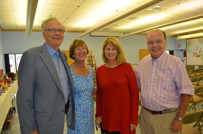 Frank and Helen Morneau and Julia and John Flaherty