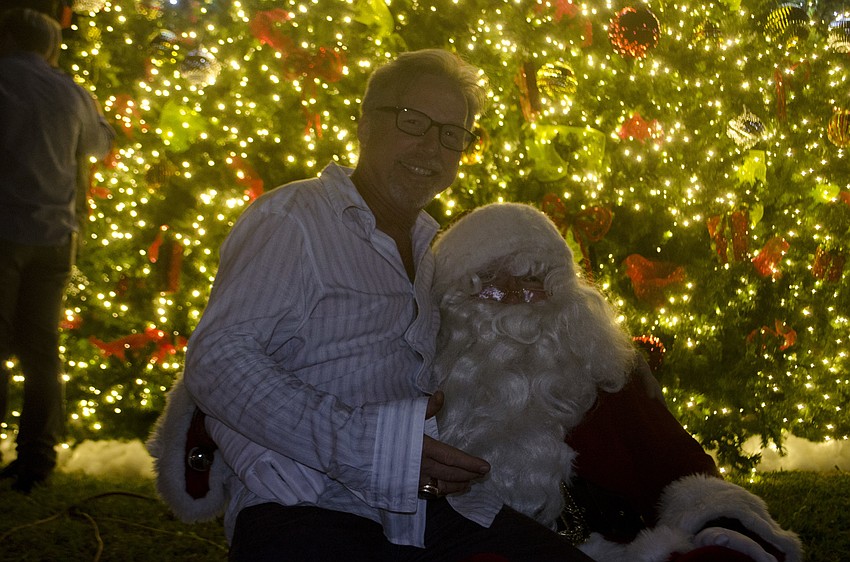 Ron Sota and Santa Claus.