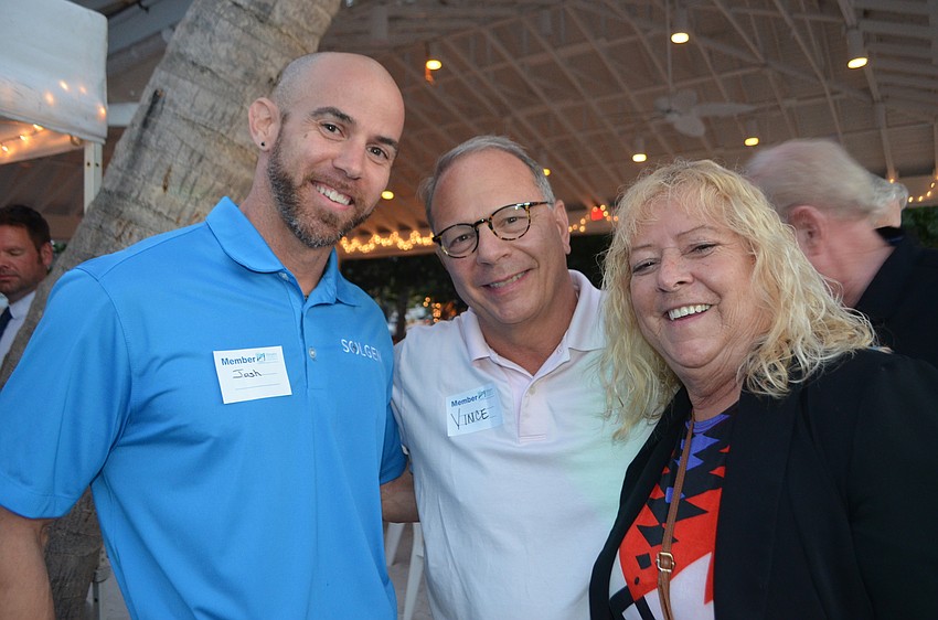 Joshua Stewart, Vince Ciccarello and Susan Loughren
