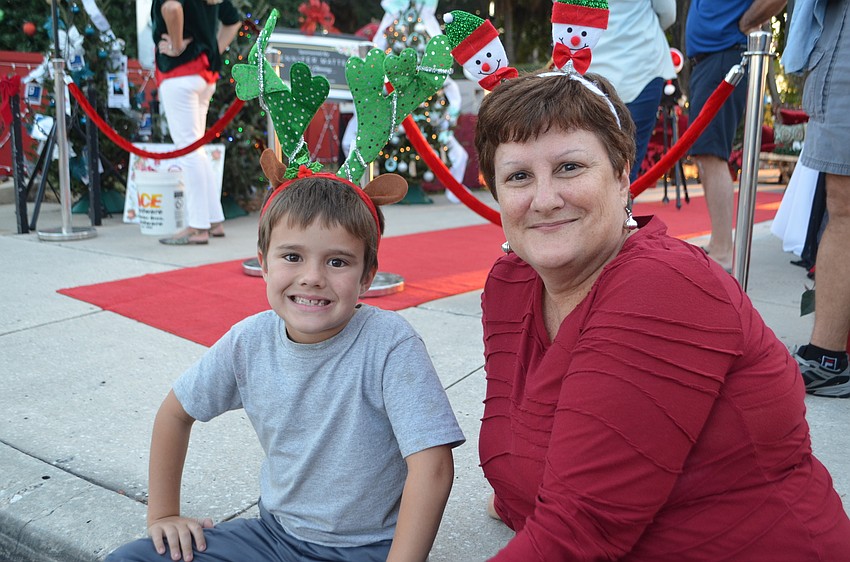 Joshua Gursky, 7, and Tammie Gursky