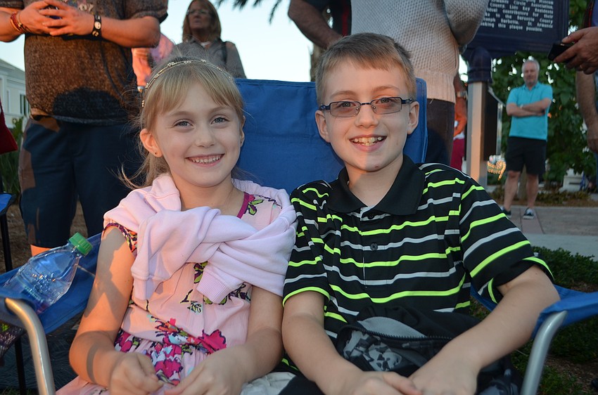 Johanna, 6, and Timothy Porak, 9