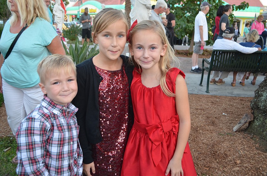 James, 6, Allison, 10, and Holly Wise, 8