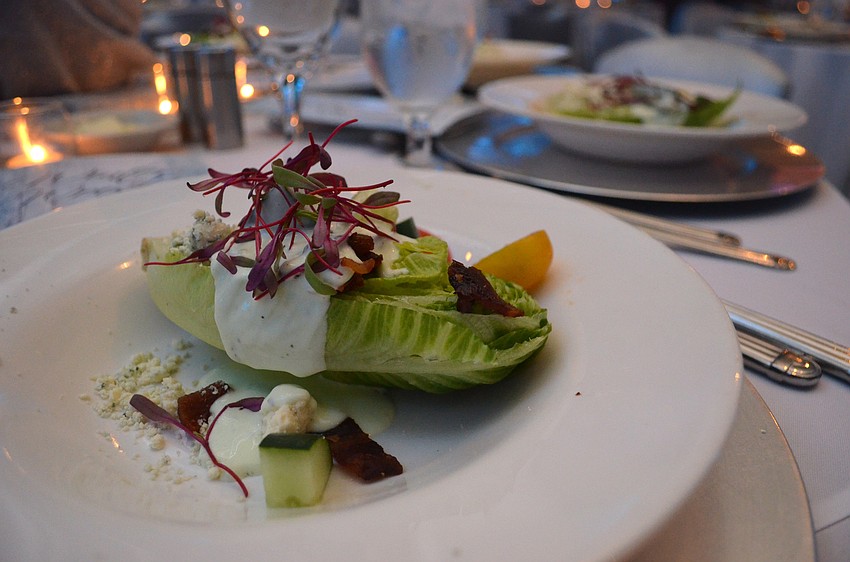 Guests enjoyed a gourmet Michael’s On East meal for dinner.