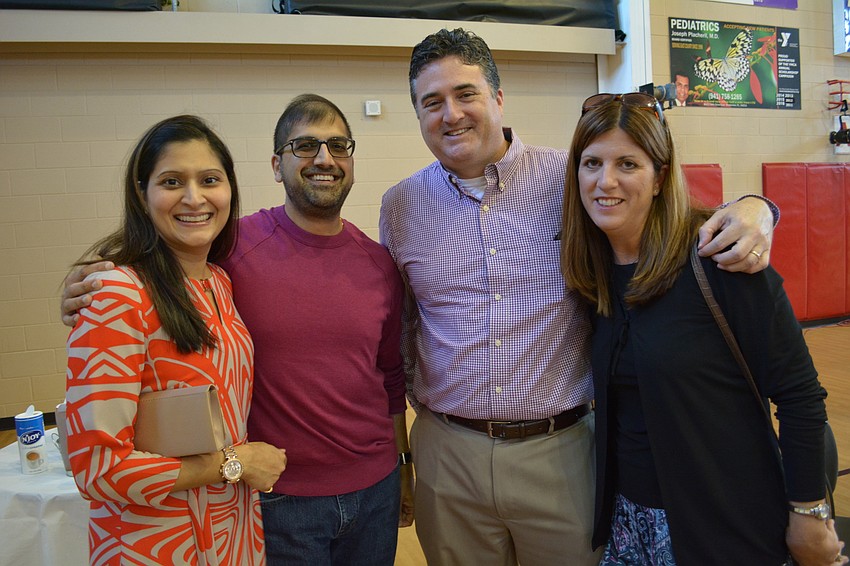 East County residents Adeeti and Nikhil Joshi brought their friends, David and Danielle Jackson, of Lakewood Ranch.
