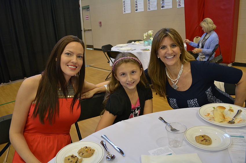 Julie Paige joins Erin and Holly Noe, all of Sarasota, for lunch.
