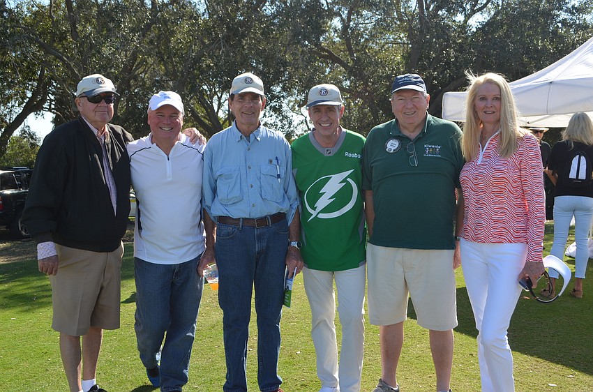 Event chairmen and organizers, Glenn Petersen, Jack Brill, Jim Larson, Michael Garey, John Wild and Susan Phillips