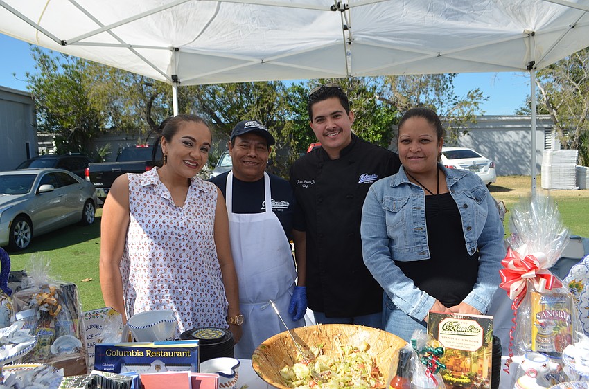Jessica Montenegro, Jesus Allende, Jesus Padilla and Arelis Felipe of The Columbia Restaurant.