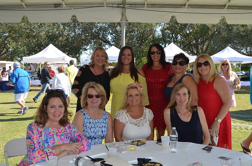 Standing: Robin Turner, Lisa Wallace, Carla Geiser, Elena Sandberg and Dawn Shay; sitting: Christine Brown, Kim Longhitano, Gina Warren and Mary Blechta