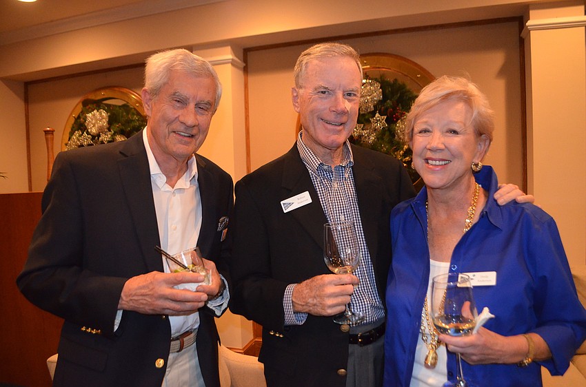 Lars Lewanders and Robert and Dody Anderson