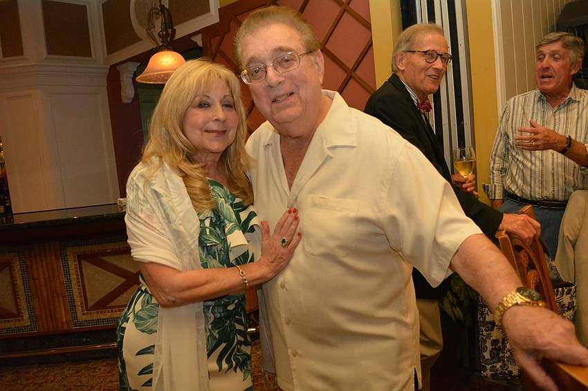 Lynne and Len Goldstein are all smiles.