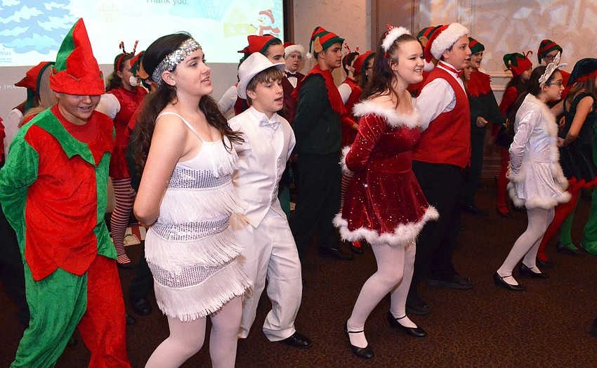 Members of the advanced choir 