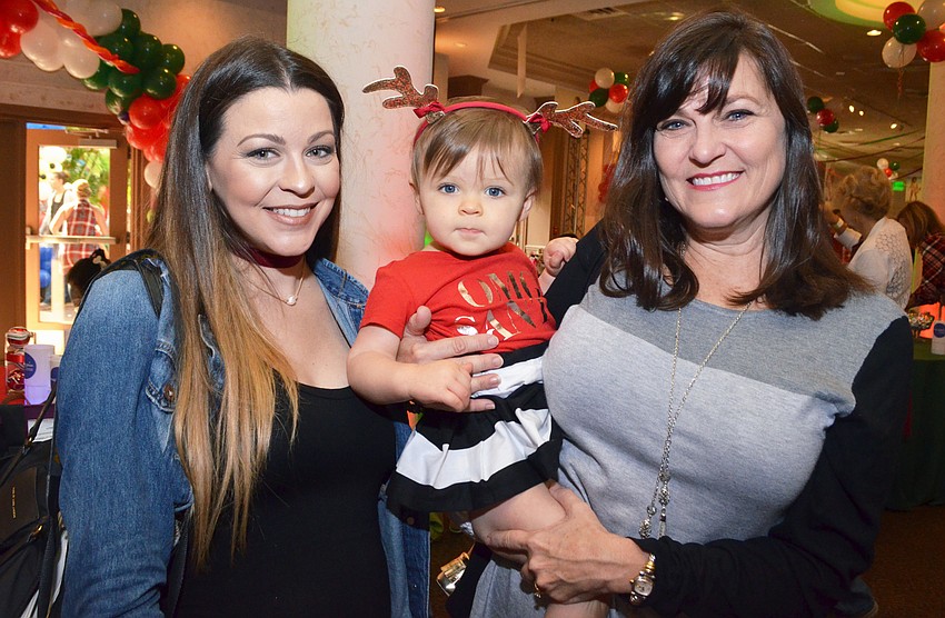 Heather Merriman Saba, Olivia Saba and Wendy Merriman