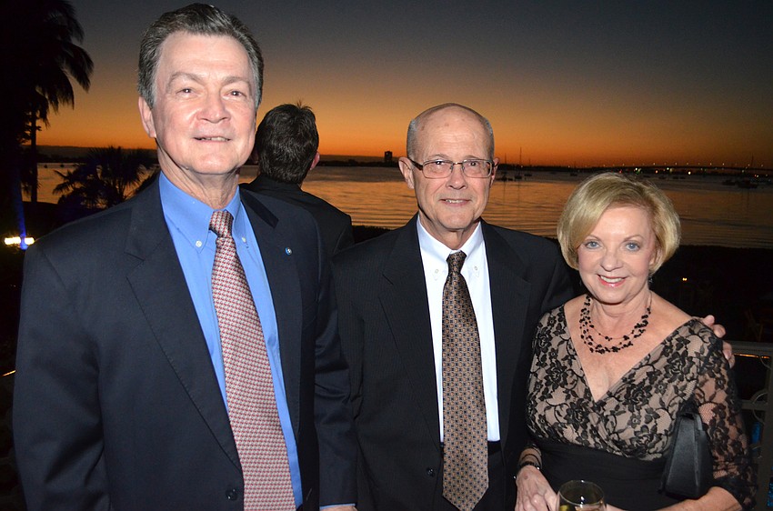 Gary Heard with Jack and Nancy Hartley