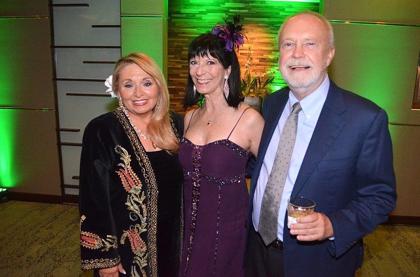 Sponsorship Chair and Board President Ida Zito with Production Chair Carolyn Michel and Bob Plunkett