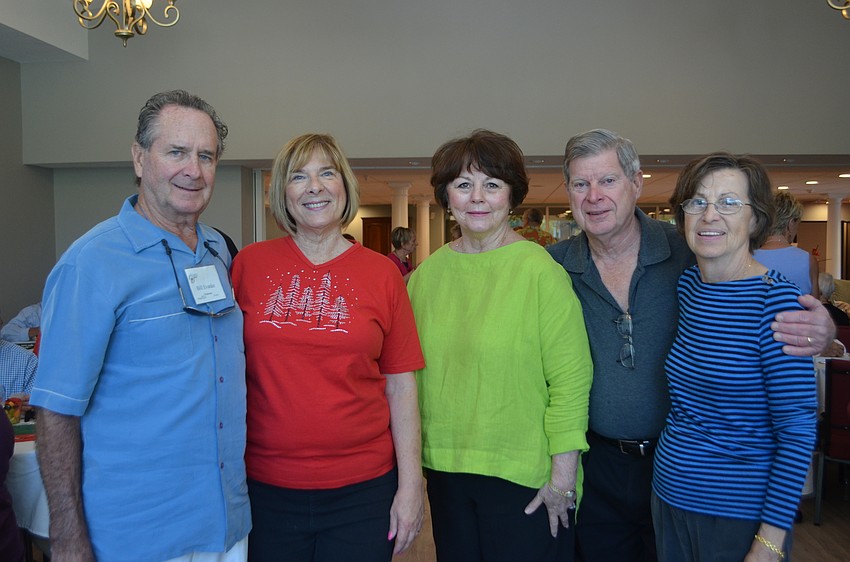 Brunch organizers Bill and Valarie Evanko, Judy and Jim Heyer and Betty Ross