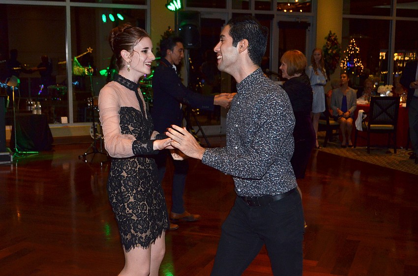 Indiana Cote dances with Nicolas Moreno.