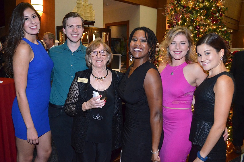 Colleen Lafeber, Aleksandr Krapivkin, Friends of the Sarasota Ballet President Janice Kunkel, Kedren Spencer, Mary Ellen Everett and Amber Lageman
