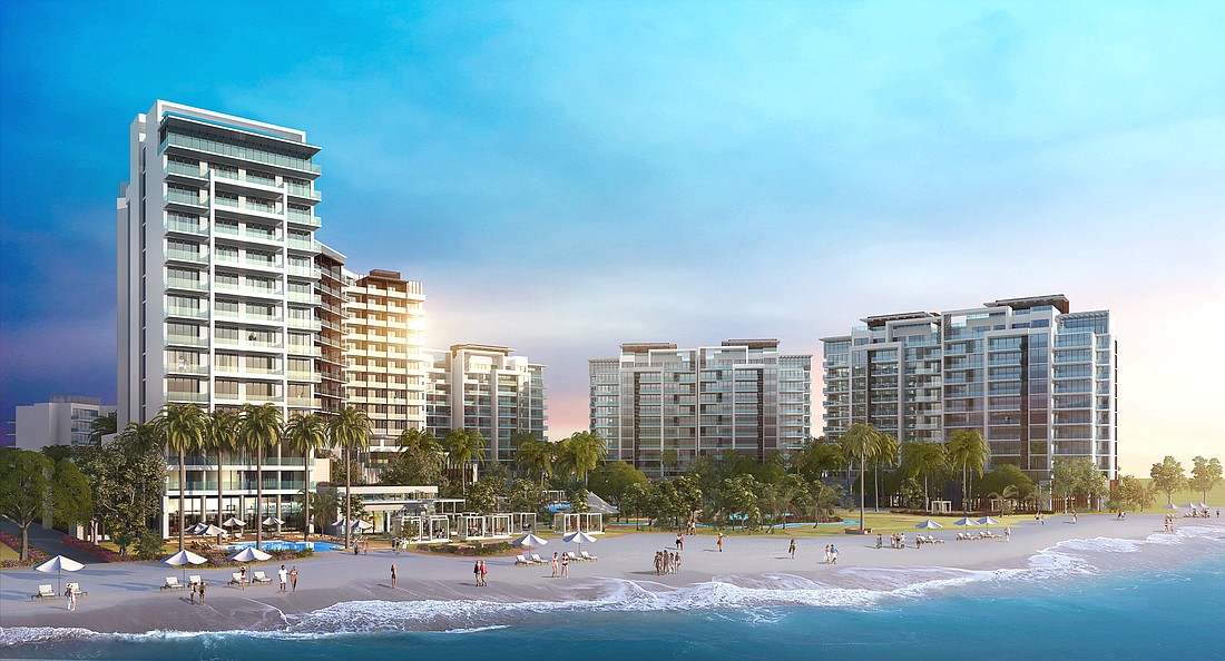 Artist rendering of the proposed Colony Beach & Tennis Resort redevelopment. Courtesy