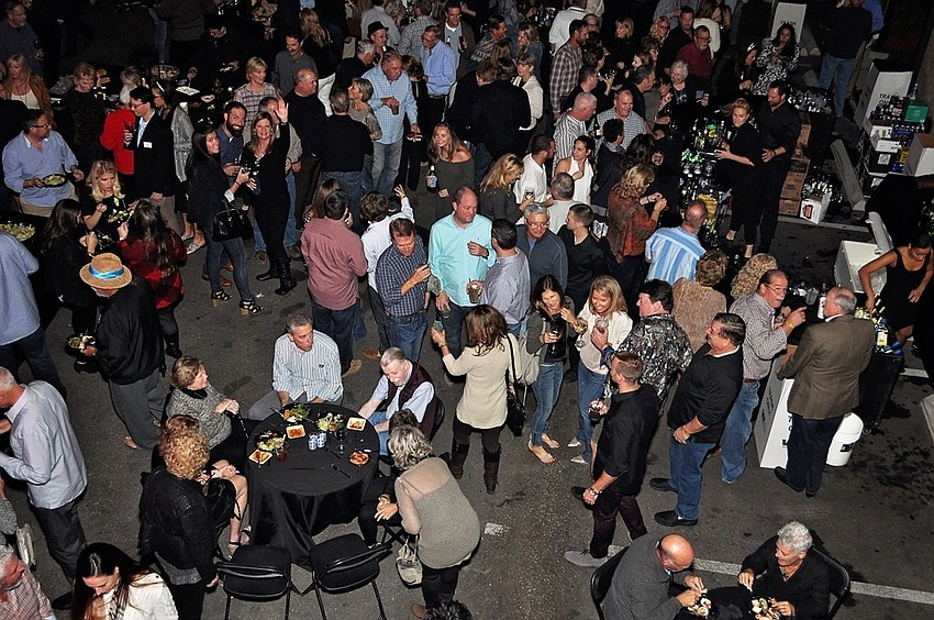 The Grill at O-Bricks was transformed into a nightclub.