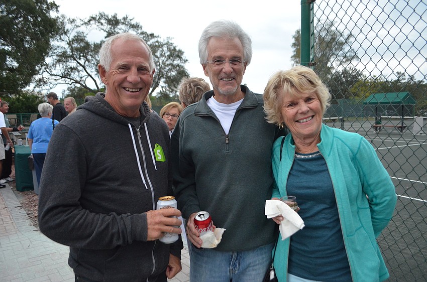 Mike Langlois, Jim and Barbara Pappas